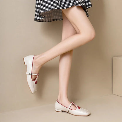 Comfortable Low Heel Ballet Flats