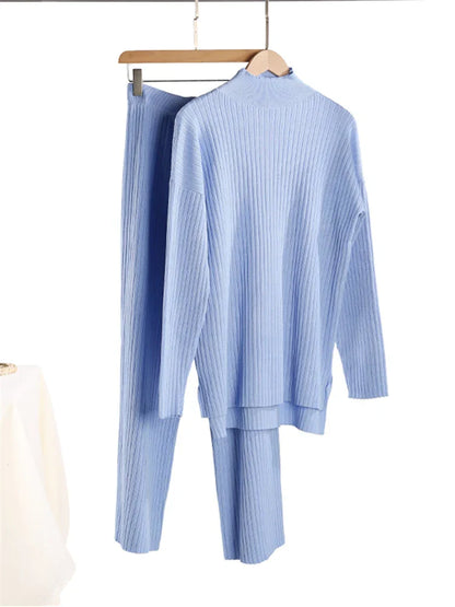 Soft Women's Turtleneck Jumpsuit Outfit
