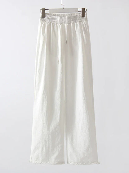 Relaxed Fit High Waisted Casual Joggers