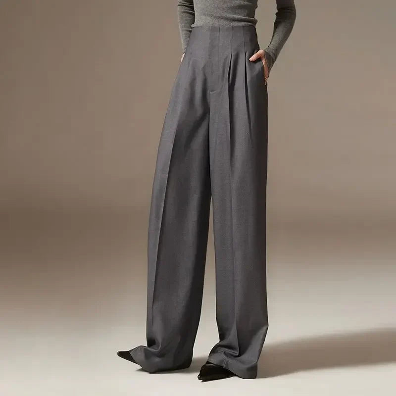 Stylish High Waisted Loose Fit Women's Pants