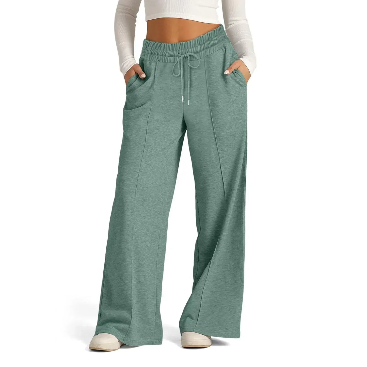 Relaxed Fit Straight Leg Sweatpants