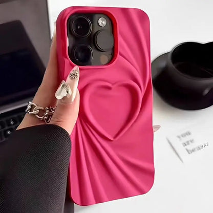 Folded Heart 3D iPhone Case