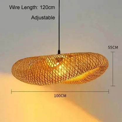 Eco Friendly Bamboo Hanging Lamp