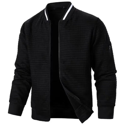 Vintage Style Zipper Athletic Jacket