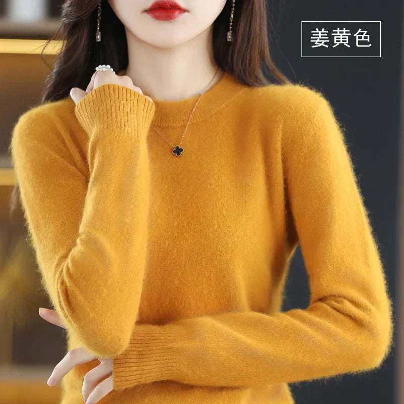 Premium Cozy Cashmere Women's Pullover Sweater