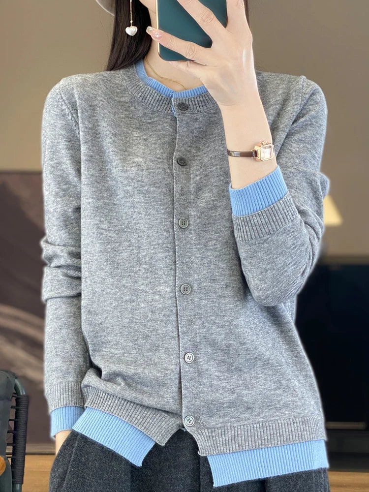 Lightweight Pastel Open Cardigan Sweater for Women