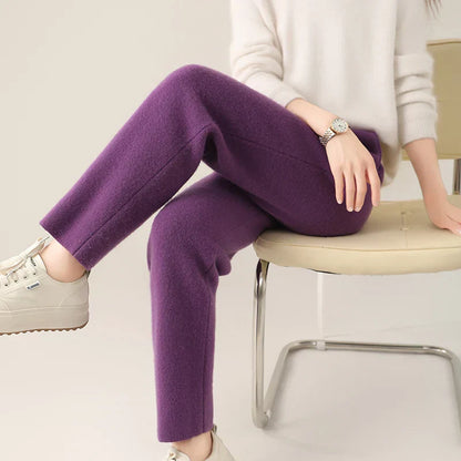 Womens Wool Pants - OutfitLondon
