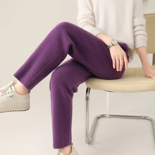 Womens Wool Pants - OutfitLondon