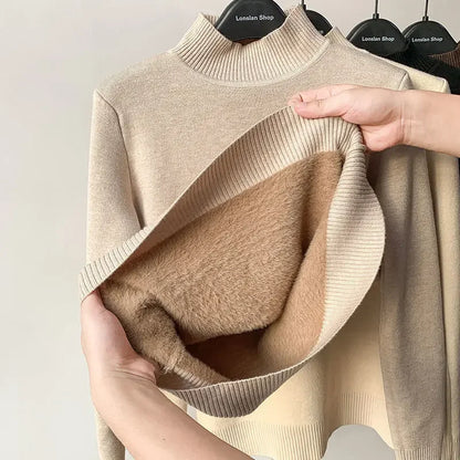 Cozy Fleece Crew Neck Pullover