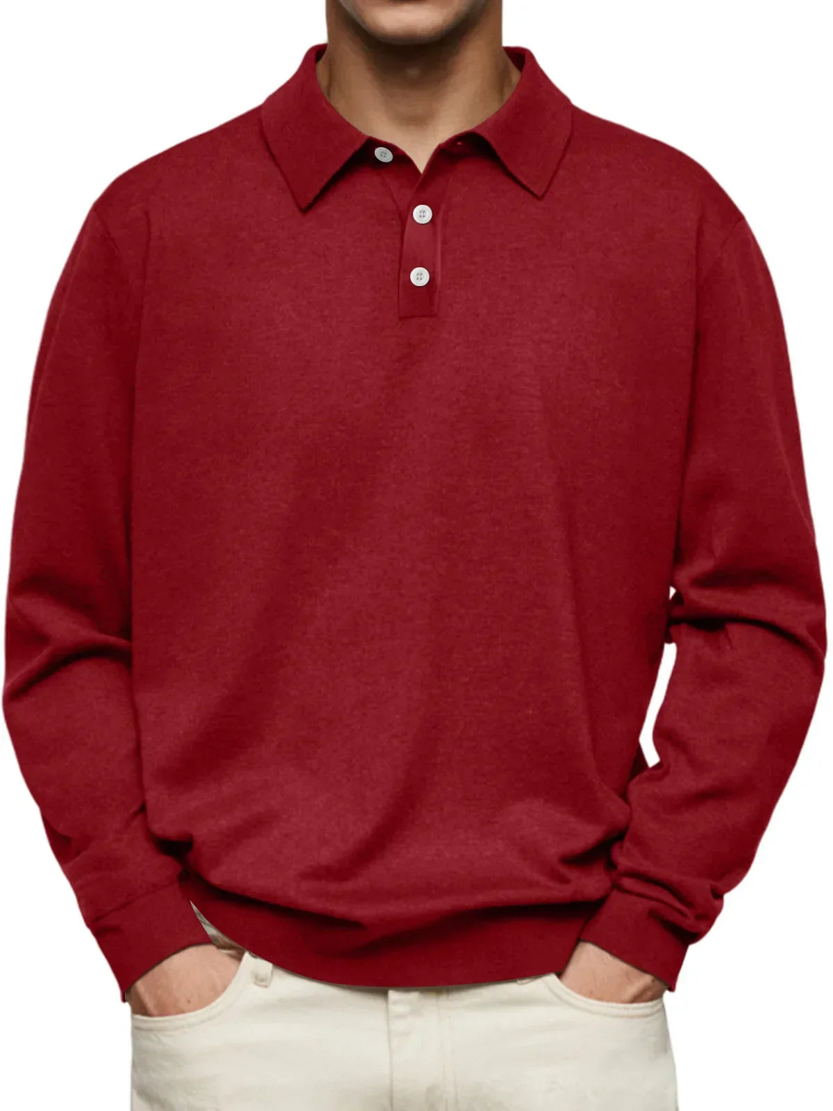 Casual Loose Fit Men's Polo Shirt