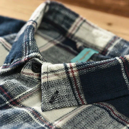 Casual Plaid Men's Button Down Shirt