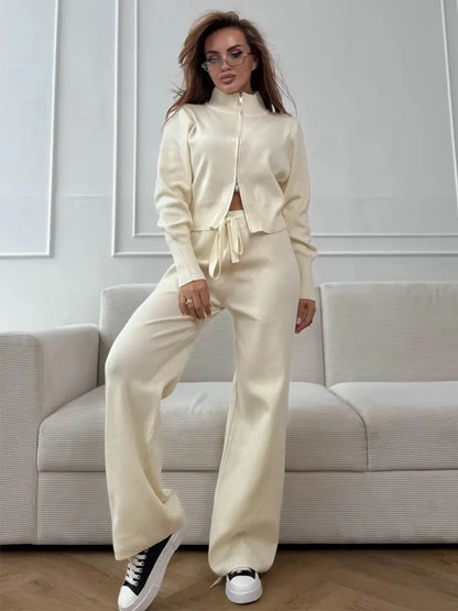 Soft Knit Sweater and Comfort Fit Pant Set