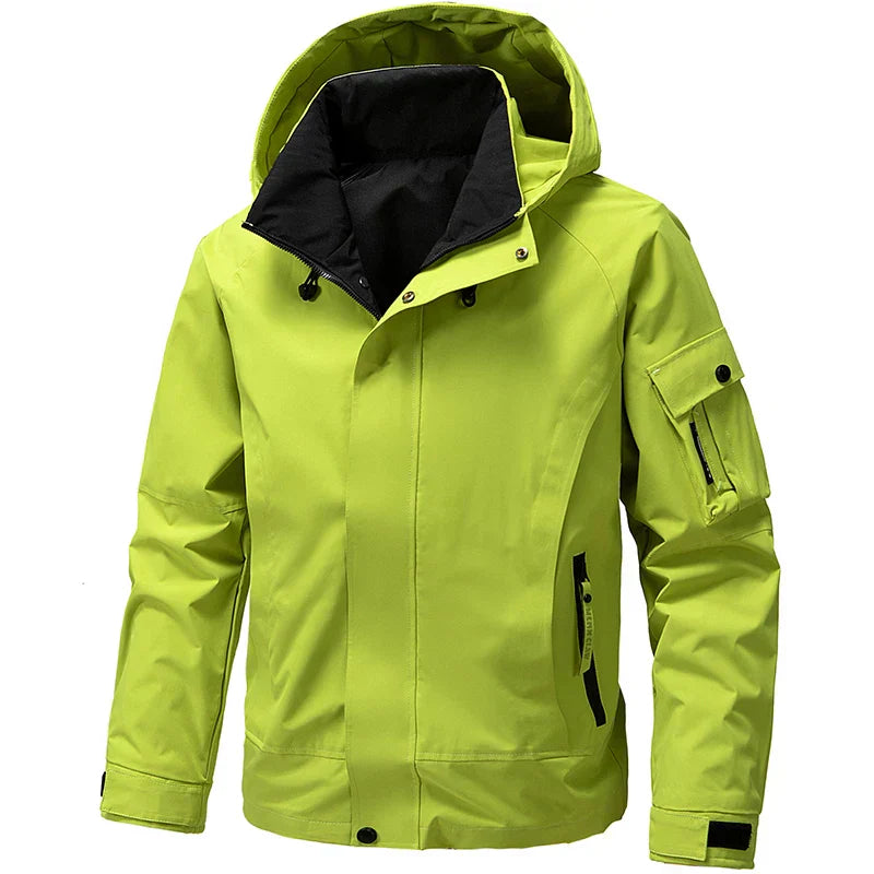 Warm Waterproof Hooded Ski Coat
