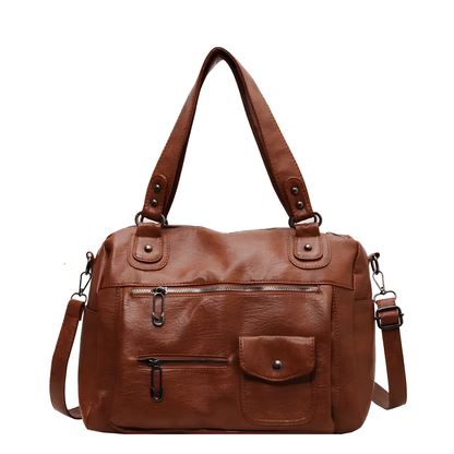 Big Genuine Leather Tote Bag
