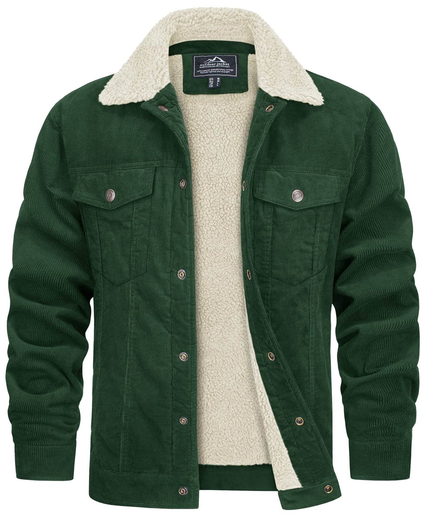 Men's Fleece Lined Sherpa Denim Jacket