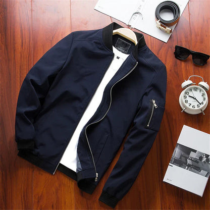 Regular Fit Mens Classic Bomber Jacket
