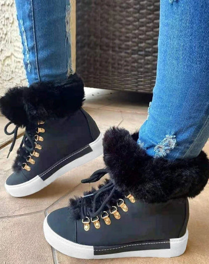 Cozy Women's Winter Ankle Boots – Soft and Warm