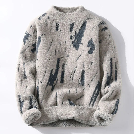 Trendy Crew Neck Sweater - OutfitLondon