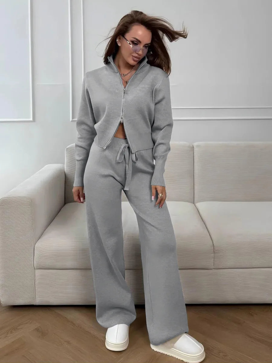 Soft Knit Sweater and Comfort Fit Pant Set