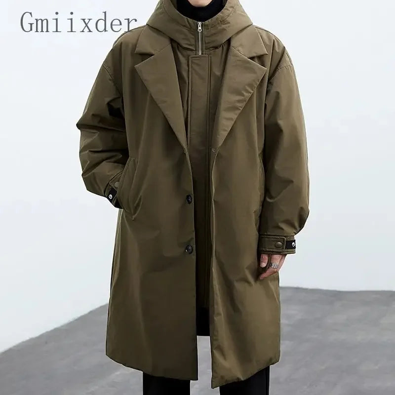 Insulated Waterproof Men's Cargo Coat - OutfitLondon