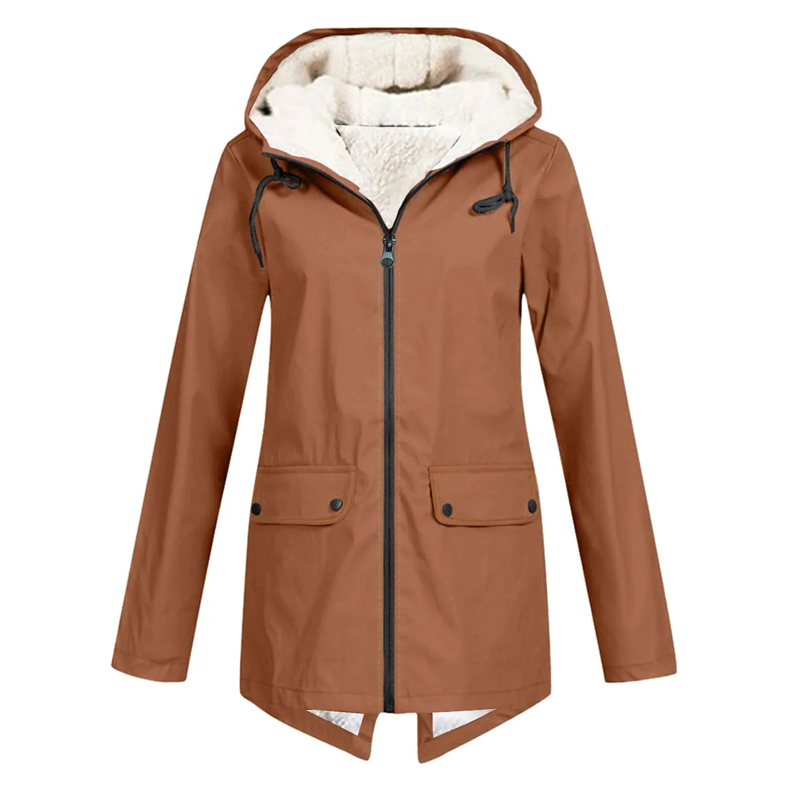 Warm Women's Long Down Coat - OutfitLondon