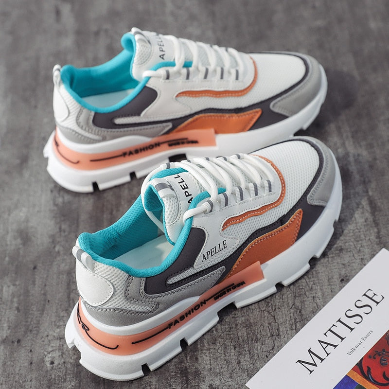 Trendy Ladies Running Shoes with Thick Sole - OutfitLondon