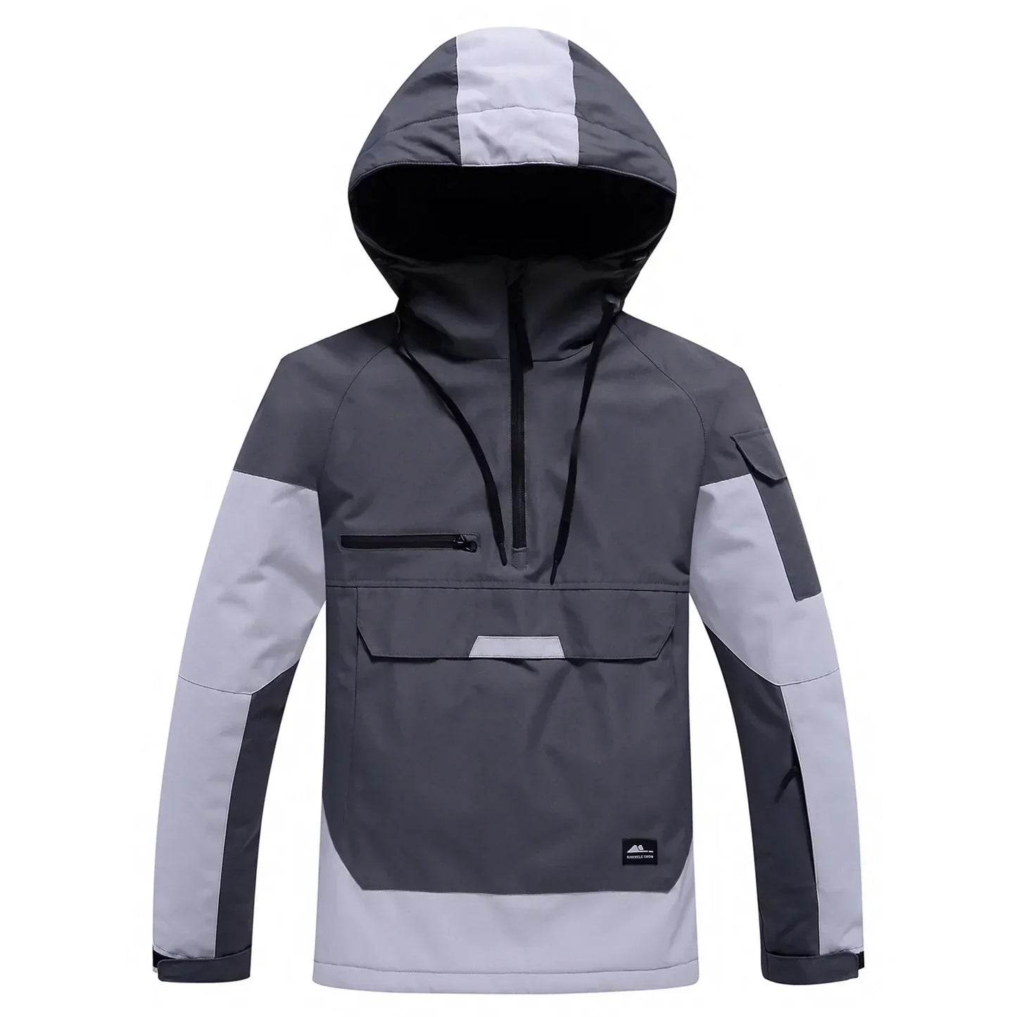 Warm Waterproof Unisex Ski Coat with Hood