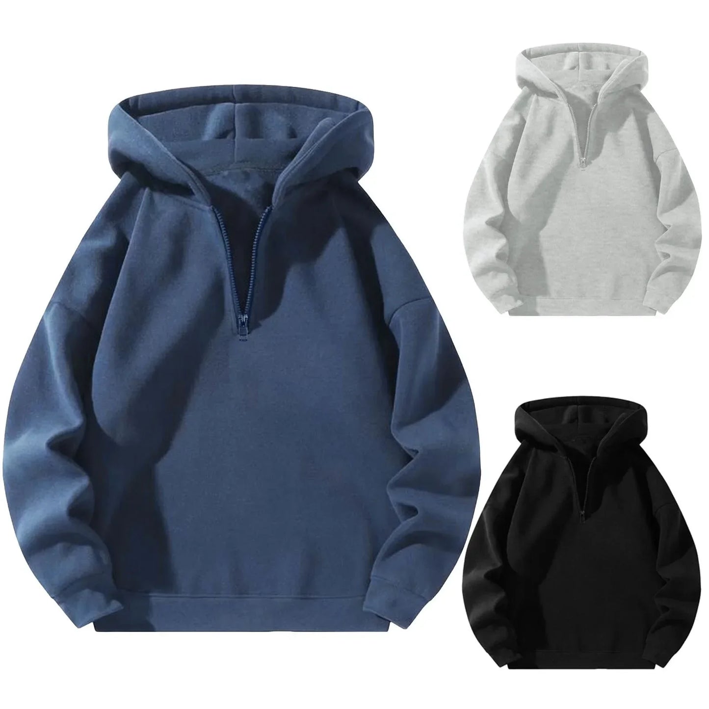 Big Mens Hoodie Sweatshirt Jacket - OutfitLondon