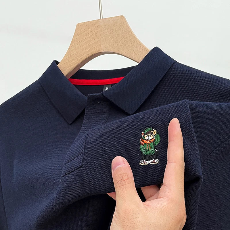 Relaxed Fit Mens Classic Polo Tee Shirt