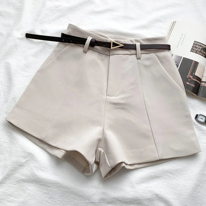 Fashionable High Waist Women's Shorts