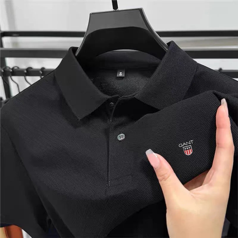 Relaxed Fit Men's Polo Shirt - Breathable & Dry