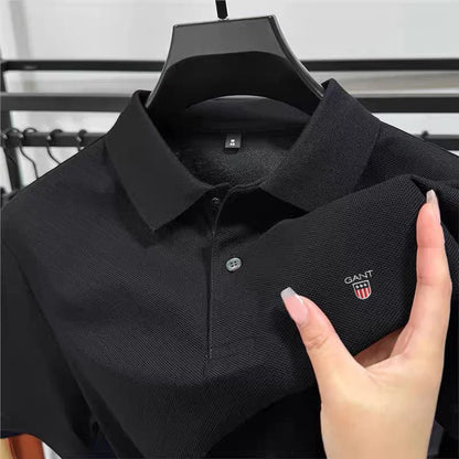 Relaxed Fit Men's Polo Shirt - Breathable & Dry