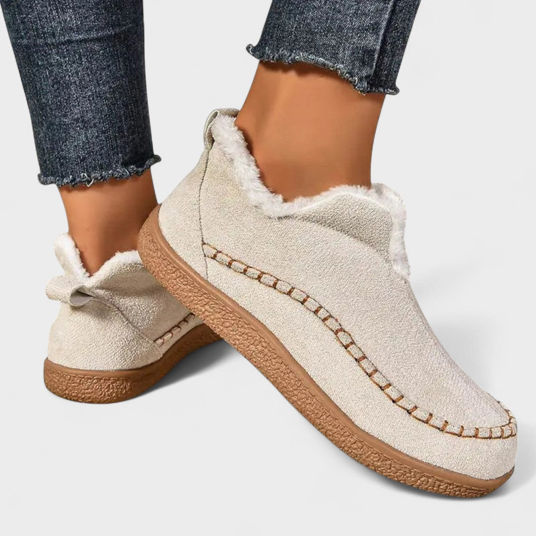Soft Plush Slip On Shoes - OutfitLondon