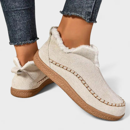 Soft Plush Slip On Shoes - OutfitLondon