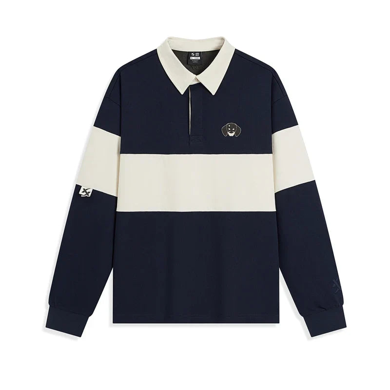 Soft Autumn Color Block Crew Sweatshirt