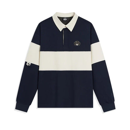 Soft Autumn Color Block Crew Sweatshirt