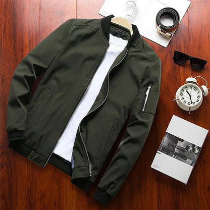 Regular Fit Mens Classic Bomber Jacket