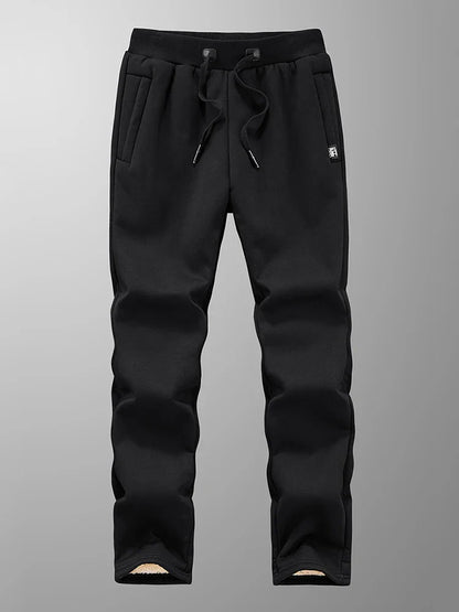Soft Mens Fleece Sweatpants with Zip Pockets