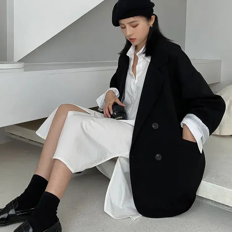 Stylish Large Fit Open Front Ladies Jacket