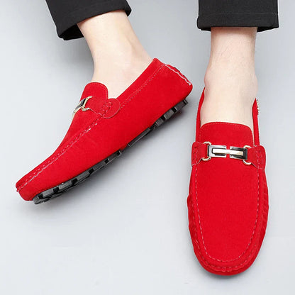 Luxury Soft Leather Slip On Shoes