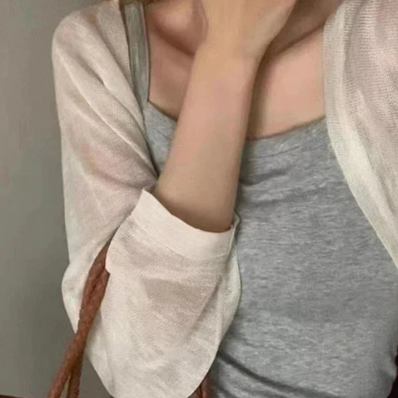 Lightweight Women's UV Protection Summer Cardigan