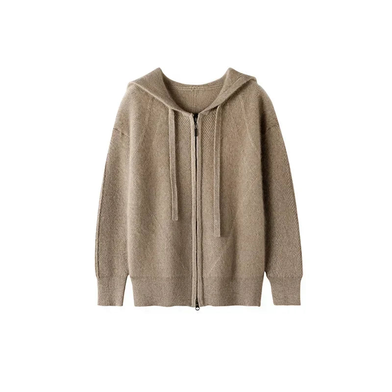 Pura Merino Wool Hooded Sweater - OutfitLondon