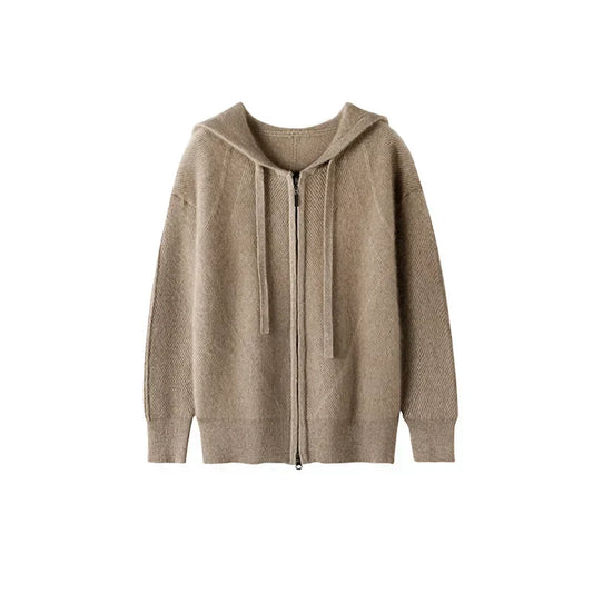 Pura Merino Wool Hooded Sweater - OutfitLondon