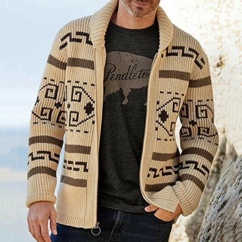 Comfortable Double Sided Wool Men's Coat - OutfitLondon