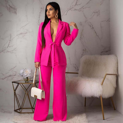 Timeless 2 Piece Ladies Suit in Solid Colors - OutfitLondon