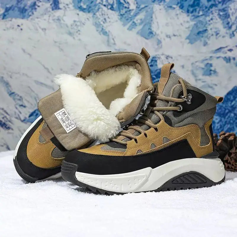 Warm Waterproof Mens Snow Boots UK
