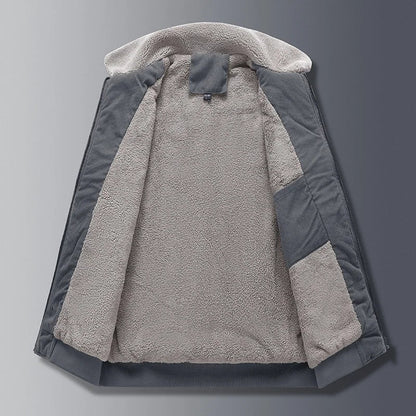 Rugged Textured Corduroy Jacket