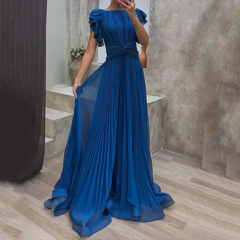 Elegant Ruffled Formal Dress
