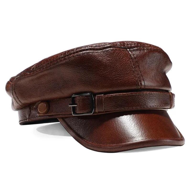 Timeless Black Military Hat - Adjustable Size - OutfitLondon