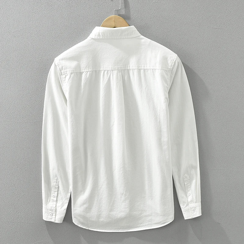 Relaxed Fit Cotton Long Sleeve Shirt